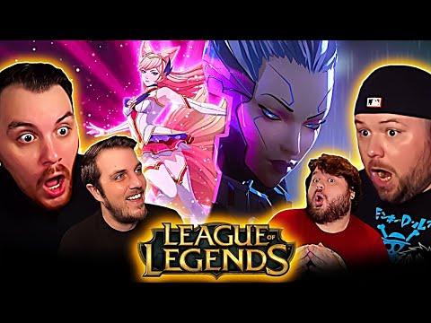 Reacting to EVERY League of Legends Cinematic from 2017 & 2018 || League Of Legends Group Reaction