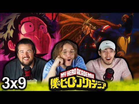 HERE COME THE HEROES!!! | My Hero Academia 3x9 "All For One" Group Reaction!