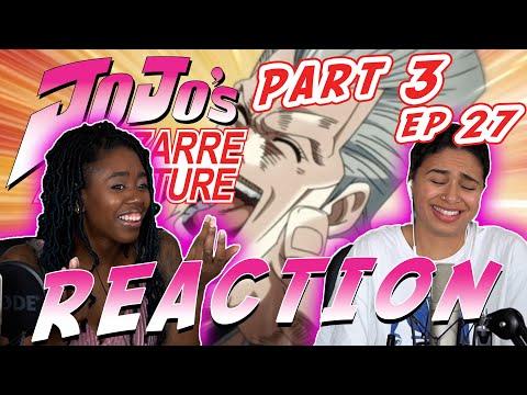 JBA: Stardust Crusaders Part 3 Episode 27 - "Khnum's Oingo and Thoth's Boingo" REACTION!!