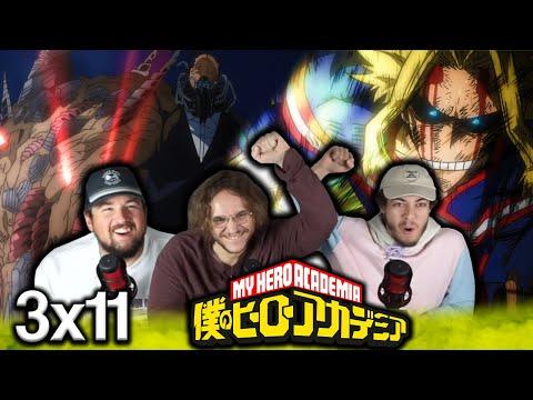 ALL-MIGHT'S BIGGEST MOMENT YET!!! | My Hero Academia 3x11 "One For All" Group Reaction!