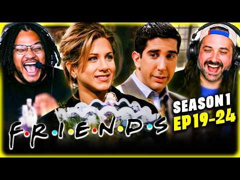 FRIENDS Season 1, Episodes 19, 20, 21, 22, 23, & 24 REACTION!! First Time Watching!!