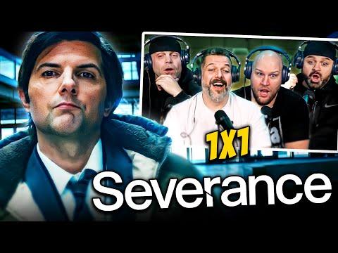 First time watching Severance season 1 episode 1 reaction