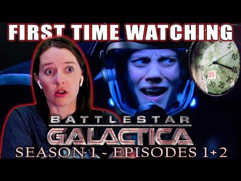 BATTLESTAR GALACTICA | Season 1 - Ep. 1 + 2  | First Time Watching Reaction | Frak Yeah