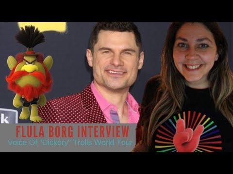 Flula Borg Voice Of "Dickory" Trolls World Tour Interview