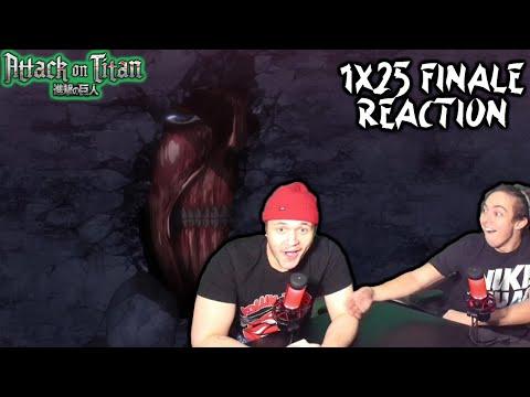 WHAT IS IN THE WALLS?! | Attack on Titan 1x25 "Raid on Stohess District Part 3" FINALE Reaction!