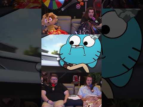 That's Richard's got his tongue stuck on the inside the freezer door again scream. WWW of Gumball