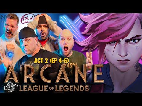 So much is happening!!!! First time watching ARCANE ep 4-6 reaction