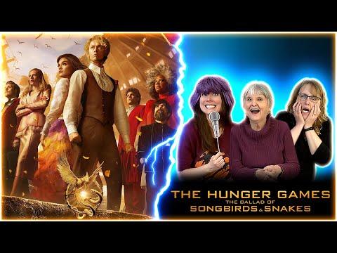 GROUP REACTIONS!! THE HUNGER GAMES: The Ballad of Songbirds and Snakes | FIRST TIME WATCHING