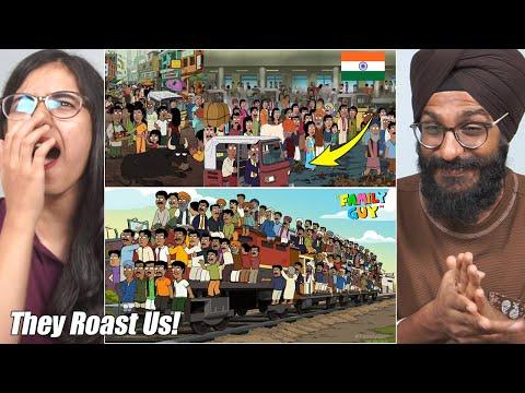 Indians React to Top 10 Family Guy Indian Jokes!