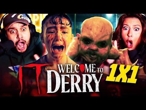 IT: WELCOME TO DERRY EPISODE 1 REACTION  – PENNYWISE AT HIS SCARIEST! – FIRST TIME WATCHING – REVIEW