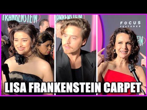 Lisa Frankenstein Red Carpet: Cole Sprouse, Liza Soberano, Jenna Davis, Zelda Williams, Carla Gugino