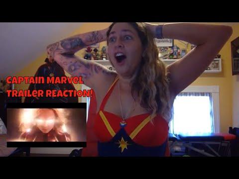 Captain Marvel First Official Trailer REACTION!