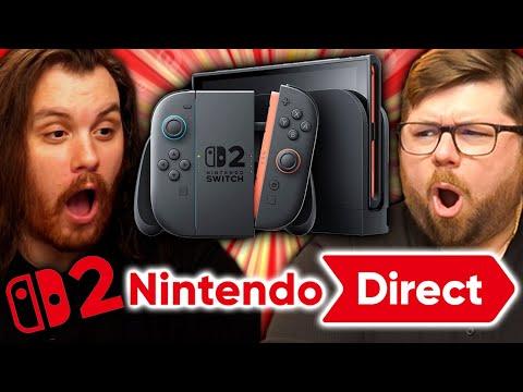 Nintendo Direct: NINTENDO SWITCH 2 LIVE REACTION