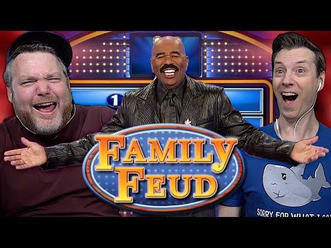 Survey Says… CHAOS 😂 - Family Feud First Time Watching Reaction