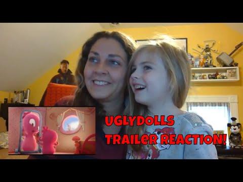 UGLYDOLLS Official Trailer REACTION! (with my daughter!)