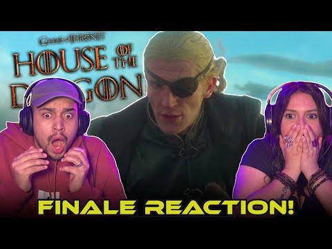 HOUSE OF THE DRAGON 1x10 SEASON FINALE REACTION - THE BLACK QUEEN - GAME OF THRONES PREQUEL SERIES