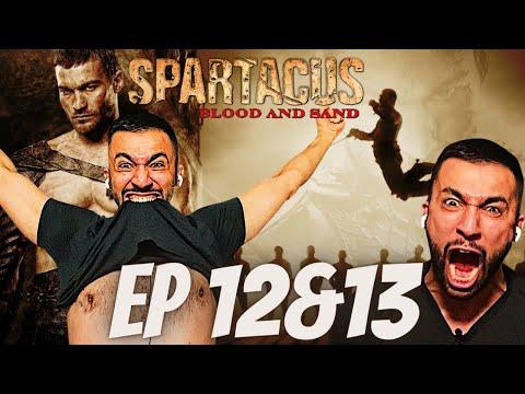 SPARTACUS SEASON 1 -  EPISODE 12 + 13 REACTION