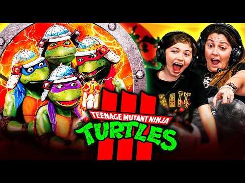TEENAGE MUTANT NINJA TURTLES 3 (1993) IS BONKERS! MOVIE REACTION!! | Wild Time Travel Plot! | TMNT 3