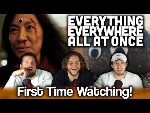 we watched *Everything Everywhere All at Once* and were BLOWN AWAY!!! (Group Movie First Reaction)