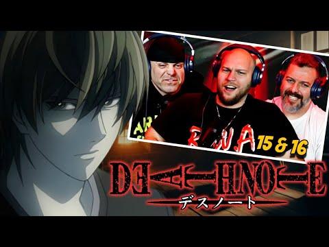 Death Note episode 1x15 & 1x16 reaction (DUB)