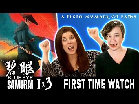REACTION to Blue Eye Samurai 1x3!! "A Fixed Number of Paths"
