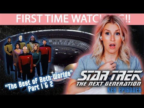 STAR TREK: THE NEXT GENERATION | THE BEST OF BOTH WORLDS (PART I & II) | FIRST TIME WATCHING