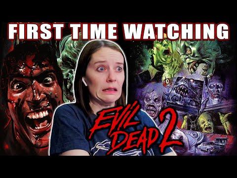 EVIL DEAD II: DEAD BY DAWN (1987) | First Time Watching | MOVIE REACTION | Not Again!