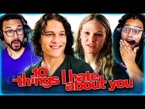 10 THINGS I HATE ABOUT YOU (1999) IS PURE ROM-COM MAGIC!! MOVIE REACTION! Heath Ledger