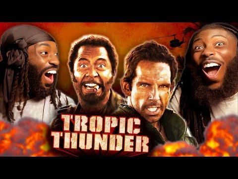First Time Watching Tropic Thunder (2008) — WHAT DID WE JUST SEE?!