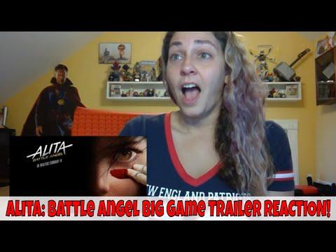 Alita: Battle Angel Big Game Trailer REACTION and REVIEW!