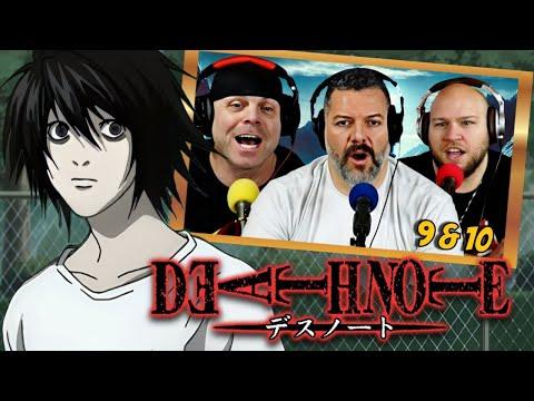 Death Note season 1 episode 1x9 & 1x10 (DUB)