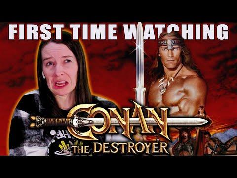Conan the Destroyer (1984) | Movie Reaction | First Time Watching | Wilt Chamberlain?