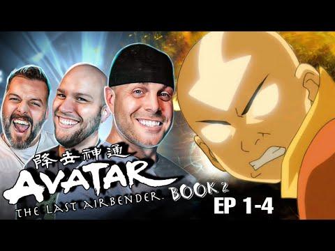 First time watching Avatar The Last Airbender reaction Book 2 Ep 1-4