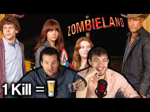 first time watching *Zombieland* but we take a shot every time a zombie dies...