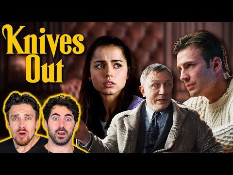 First time watching *KNIVES OUT* (the MOST SATISFYING twist)