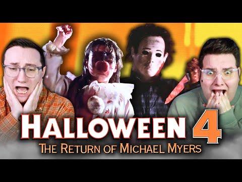 HALLOWEEN 4 *REACTION* THE RETURN OF MICHAEL MYERS! (MOVIE COMMENTARY)