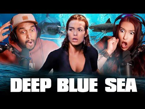 DEEP BLUE SEA (1999) MOVIE REACTION - THESE SHARKS ARE HORRYFYING - First Time Watching