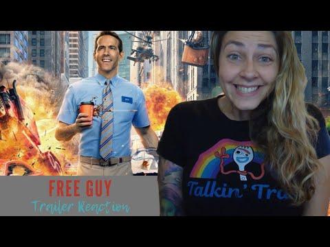 Free Guy Official Trailer REACTION!!