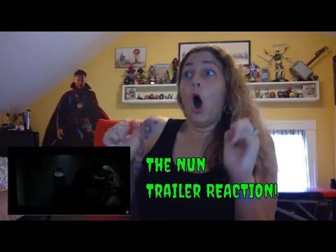 The Nun (2018) Official Trailer (Scary) REACTION!