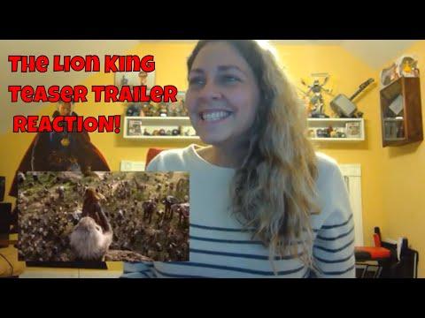 The Lion King Official Teaser Trailer REACTION!