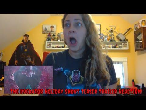 The Predator Holiday Short Teaser Trailer REACTION