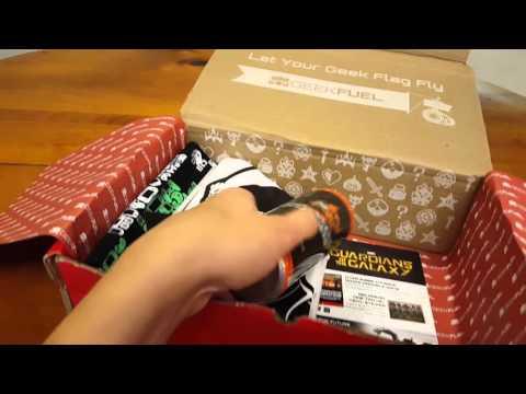 October 2015 Geek Fuel Unboxing