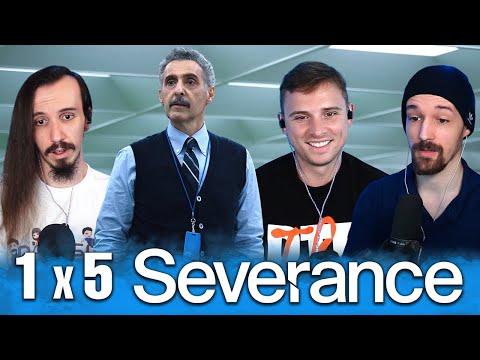 Severance 1x5 Reaction!! "The Grim Barbarity of Optics and Design"