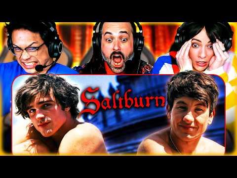 SALTBURN (2023) MOVIE REACTION – WE WERE NOT READY FOR HOW TWISTED THIS GETS! – FIRST TIME WATCHING!