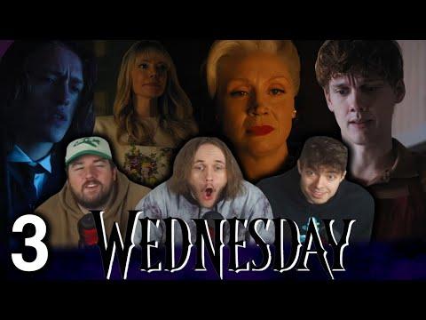 WHO IS THE MONSTER?! | Wednesday Episode 3 "Friend or Woe" First Group Reaction!