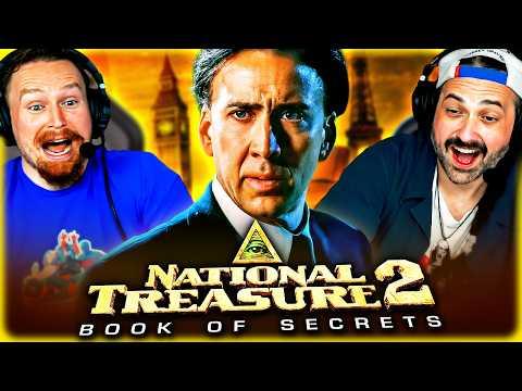 NATIONAL TREASURE 2: BOOK OF SECRETS (2007) IS EVEN CRAZIER!! MOVIE REACTION!! Nicolas Cage