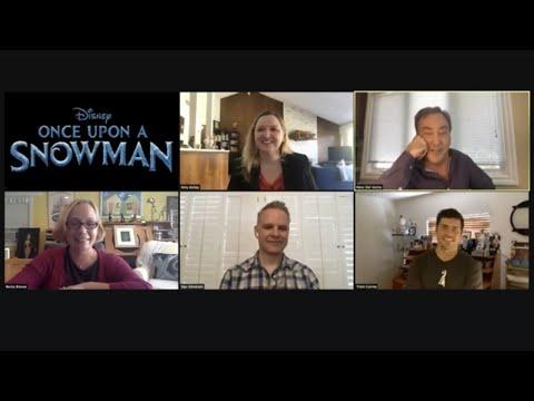 Once Upon A Snowman Interview | Disney+ Short Featuring Frozen's Olaf