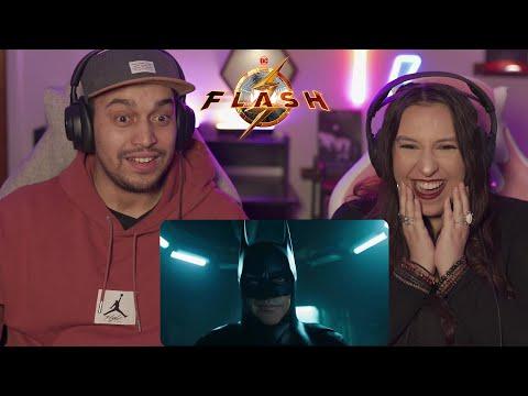 The Flash – Official Trailer Reaction! HE'S BACK BABY! - Ezra Miller, Michael Keaton