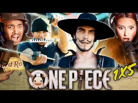 ONE PIECE EPISODE 5 REACTION - MIHAWK IS AWESOME! - First Time Watching Netflix Live Action 1x5