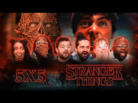 SHOCK JOCK!!!! Stranger Things 5x5 | Group Reaction